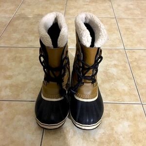 Sorry Brown Waterproof Winter Boots Size: 3
